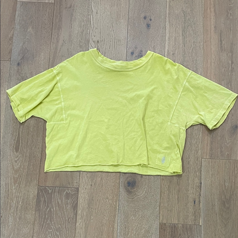 FP Movement by Free People Yellow Crop Top